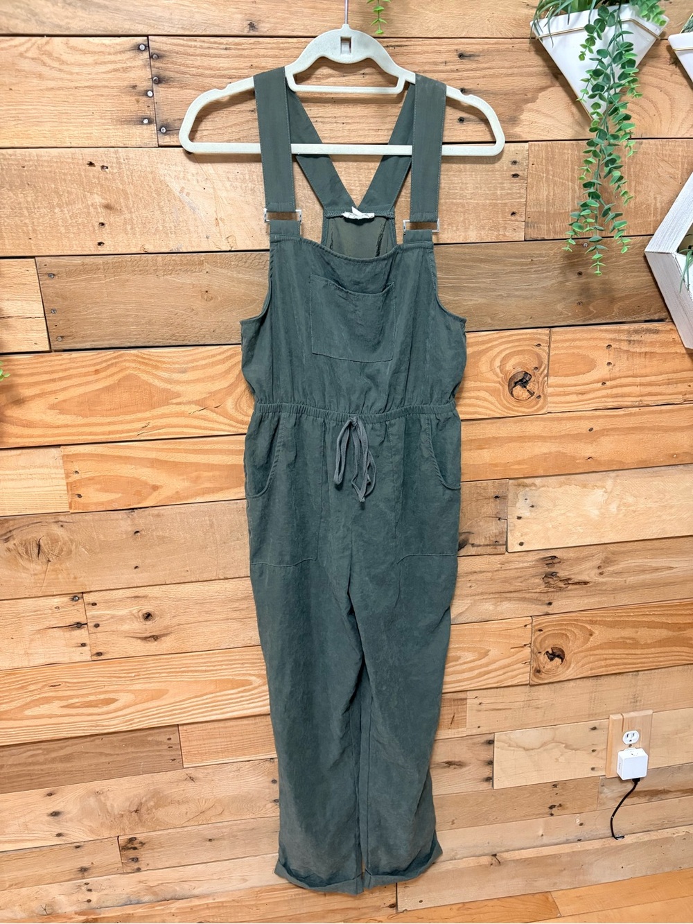 Enthro Olive Green Overalls Size S